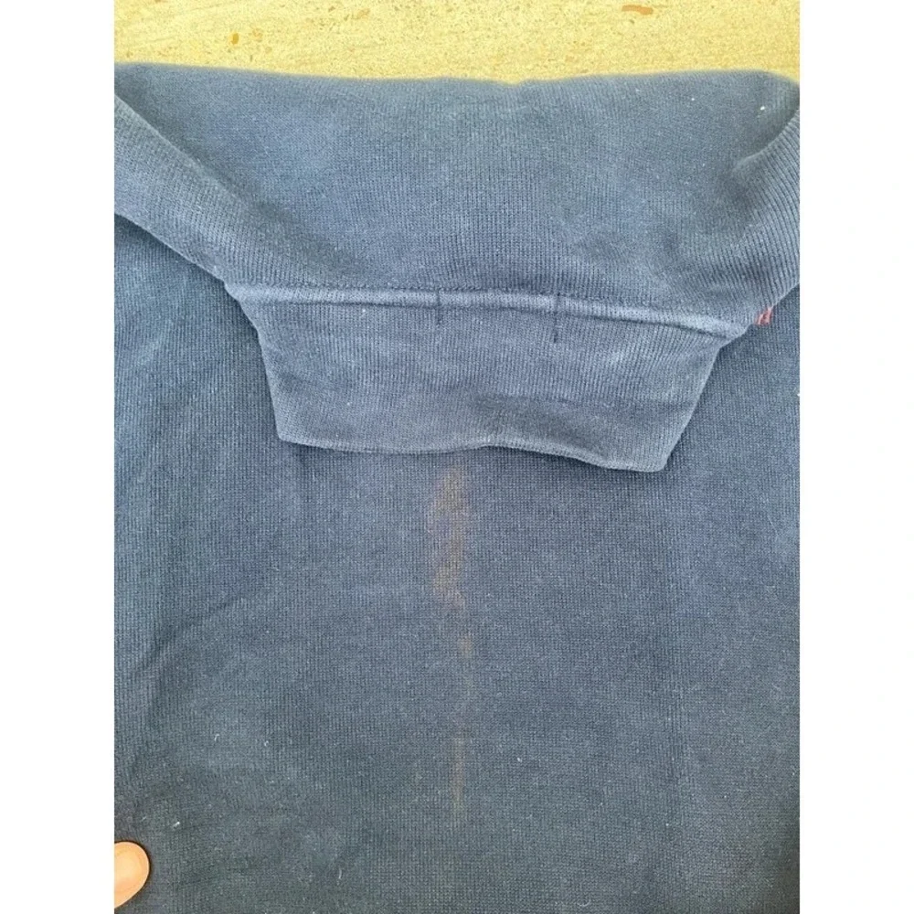VTG Ralph Lauren Quarter Zip Xl Old Money Preppy Button Up Long Sleeve Fifa USA